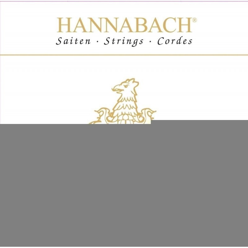 Hannabach 7165033 Struny do gitary klasycznej Serie 1869 Carbon/Gold MHT